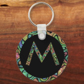 M Monogramm Schlüsselanhänger (Vorderseite)
