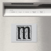 M Monogramm schwarz Magnet (In Situ (Geschirrspüler))