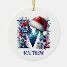 M Name Weihnachtsschmuck