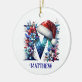 M Name Weihnachtsschmuck (Links)