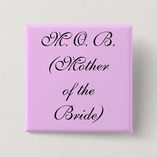 M.O.B. Knopf Button (Vorderseite)