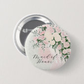 M.O.H Blush-Bogen und Rose-Wisteria-Strauß  Button (Vorne & Hinten)