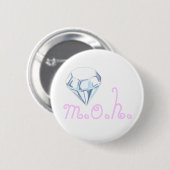 M.O.H Diamond Pink Letters Button (Vorne & Hinten)