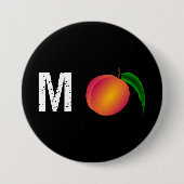 M-Peach Impeach Anti-Trump Button (Vorderseite)
