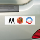 M-Pfirsich Obama - klagen Sie Obama an! Autoaufkleber (Auf Auto)
