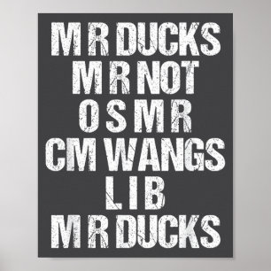 M R Enten M R Nicht O S M R Cm Wangs Lib M R Enten Poster