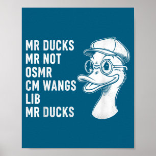 M R Enten M R Nicht O S M R Cm Wangs Lib M R Enten Poster