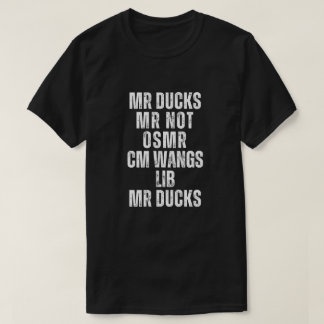 M R Enten T-Shirt, M R ENTEN, Lustiger Enten Spruc T-Shirt