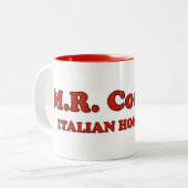 M.r. Plätzchen-Tasse Zweifarbige Tasse (Vorderseite Links)