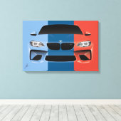 M-Racing M2 Art Leinwanddruck (Insitu (Holzboden))