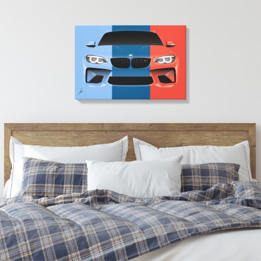 M-Racing M2 Art Leinwanddruck (Insitu (Schlafzimmer))
