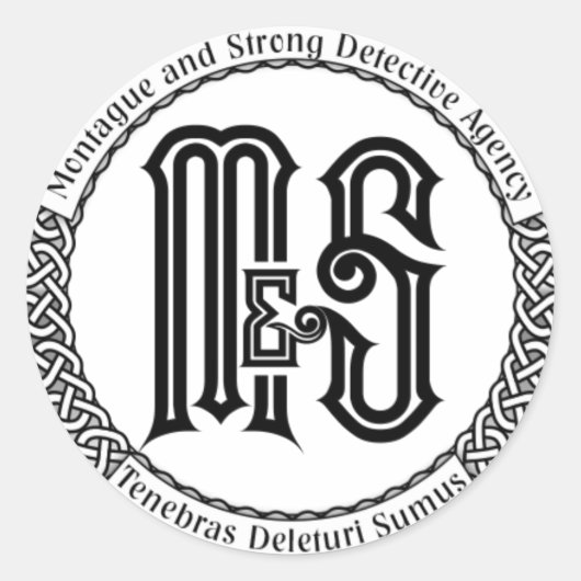 M&S Logo-Aufkleber Runder Aufkleber (Vorderseite)