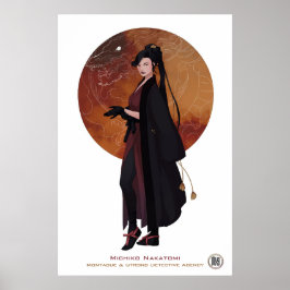 M&S Michiko Nakatomi Poster - Kunst, Dichtung und