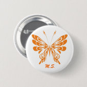 M.S. Schmetterling Button (Vorne & Hinten)