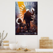 M&S Simon & Peaches Poster - Kunst von Galen Dara (Küche)