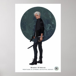 M&S Simon Strong Poster - Art von Mona Finden