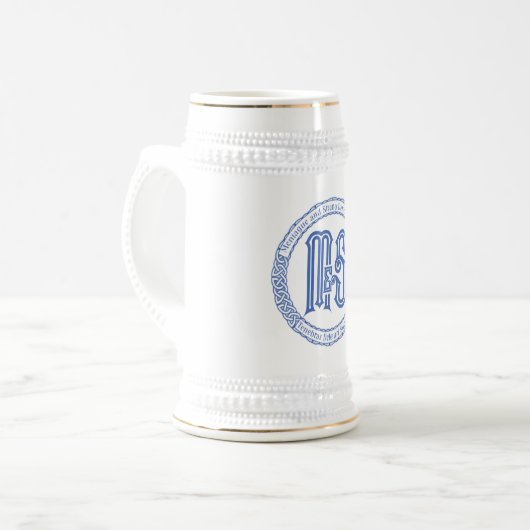 M&S Stein Bierglas (Vorderseite Links)