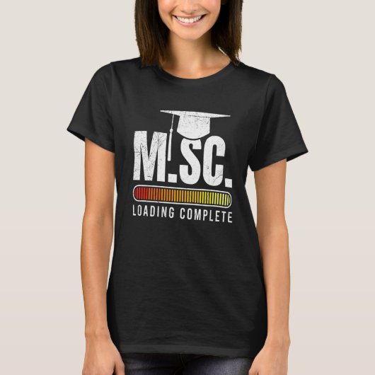 M SC Lade Master Master Master Master Master of Sc T-Shirt (Vorderseite)
