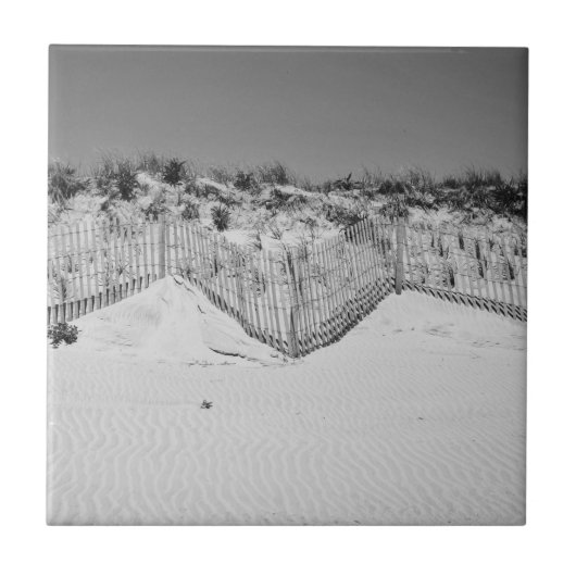 M-Schwarzweiss-Dünenfliese Fliese (Vorderseite)