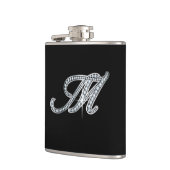 M Script "Diamond Bling"-Flasche Flachmann (Links)