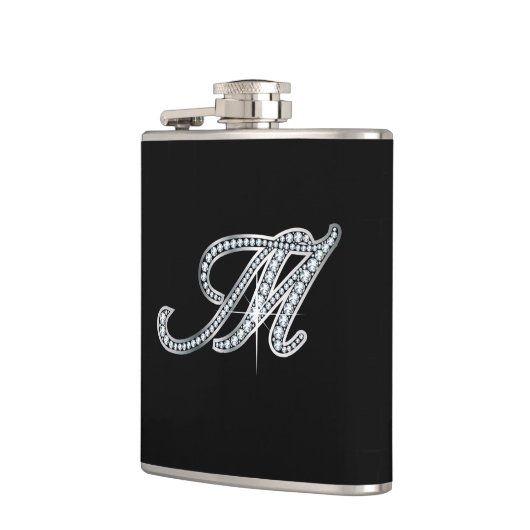 M Script "Diamond Bling"-Flasche Flachmann (Links)