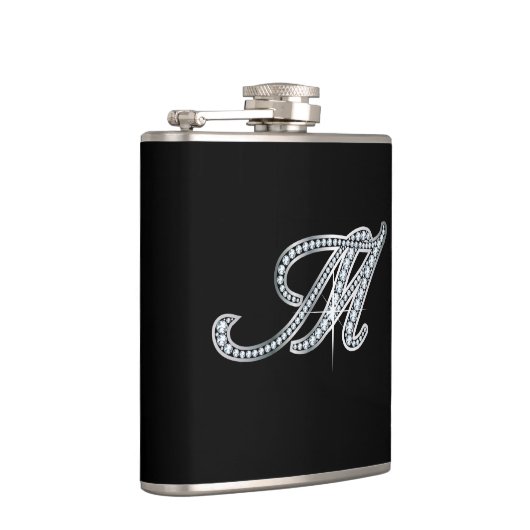 M Script "Diamond Bling"-Flasche Flachmann (Rechts)