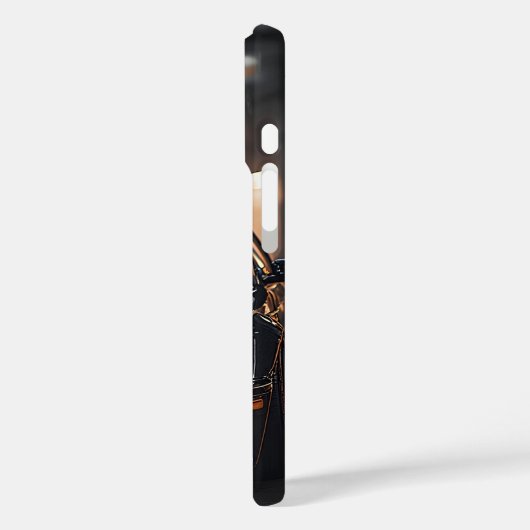 M-Stare Mitternacht Case-Mate iPhone Hülle (Rückseite / Links)