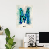 M steht für Ara Poster (Heimbüro)
