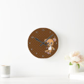 M. Teddy Runde Wanduhr (Zuhause)
