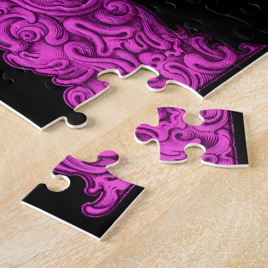 M - The Falck Alphabet (Rosa) Puzzle (Seite)