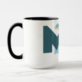 M wie Mussaurus Tasse (Links)