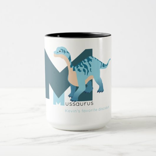 M wie Mussaurus Tasse (Zentrum)