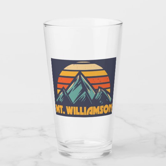 M. Williamson California Retro Turquoise Glas (Vorderseite)
