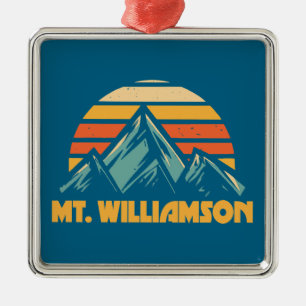 M. Williamson California Retro Turquoise Ornament Aus Metall