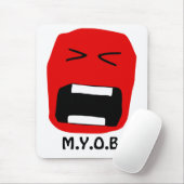 M.Y.O.B. Mäusematte Mousepad (Mit Mouse)