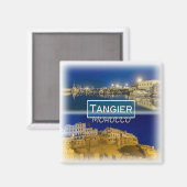 MA0032 Afrika, Marokko Tanger, Kühlschrank Magnet (Vorderseite/Rückseite)