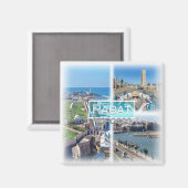 MA0033 Afrika, Marokko, Rabat, Kühlschrank Magnet (Vorderseite/Rückseite)