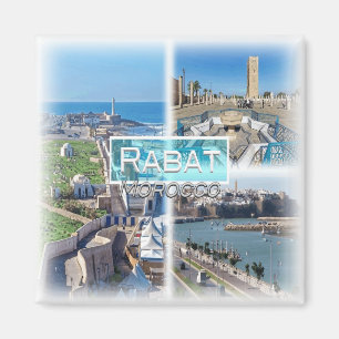 MA0033 Afrika, Marokko, Rabat, Kühlschrank Magnet