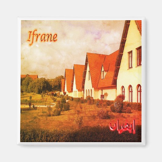 MA011 IFRANE, Marokko, Afrika, Kühlschrank Magnet (Vorne)