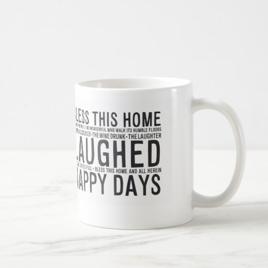MA014 segnen dieses Zuhause Kaffeetasse (Rechts)