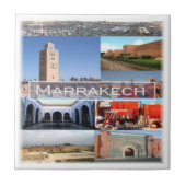 MA015 MARRAKECH, Marokko, Fliese (Vorderseite)