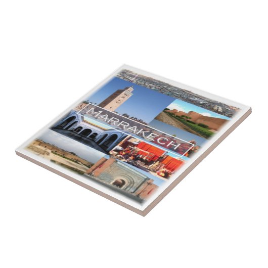 MA015 MARRAKECH, Marokko, Fliese (Seite)