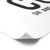 MA020 ZUHAUSE SWEET ZUHAUSE POSTER (Ecke)