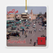 MA025 MARRAKESH, Marokko, Keramikornament (Rückseite)