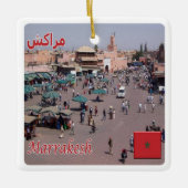 MA025 MARRAKESH, Marokko, Keramikornament (Vorderseite)