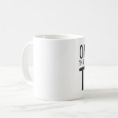 MA040 ein Tag dieses Haus ist sauber Kaffeetasse (Vorderseite Links)
