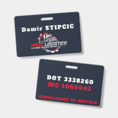 MA2D LOGISTIK AUSWEIS (Vorder- & Rückseite)
