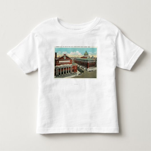 MA-Alleen-Ansicht der Symphonie, gartenbaulich Kleinkind T-shirt (Vorderseite)