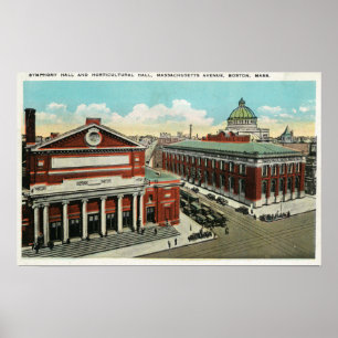 MA-Alleen-Ansicht der Symphonie, gartenbaulich Poster