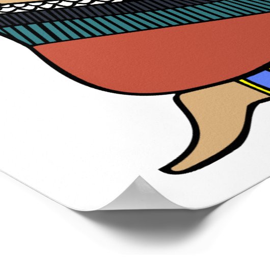 Ma’at (ägyptische Göttin) Poster (Ecke)